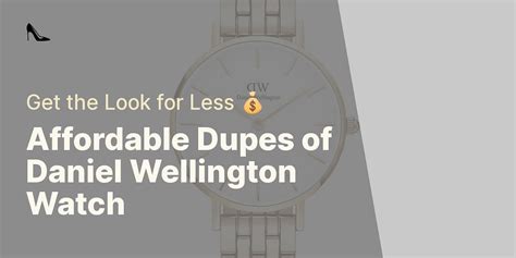 david wellington watch dupes|daniel wellington watches.